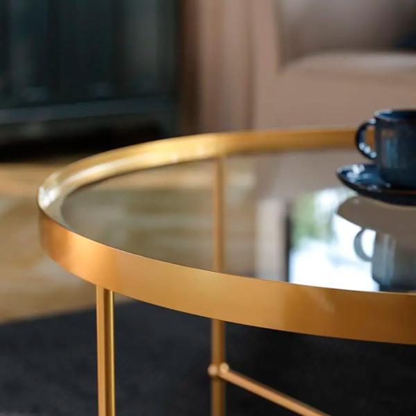 Măsuță de cafea Ikea Torsjo 505.904.06 Gold photo 3