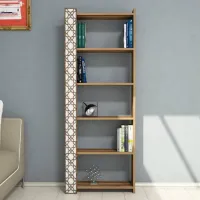 Etajeră Trendy City 170 x 64.6 x 24.2 cm / PAL / Walnut photo 2