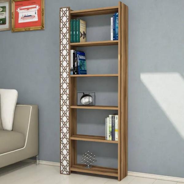 Etajeră Trendy City 170 x 64.6 x 24.2 cm / PAL / Walnut photo 4