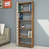 Etajeră Trendy City 170 x 64.6 x 24.2 cm / PAL / Walnut photo 4