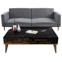 Măsuță de cafea Trendy Valensiya GTR000603 Marmura Black photo 2