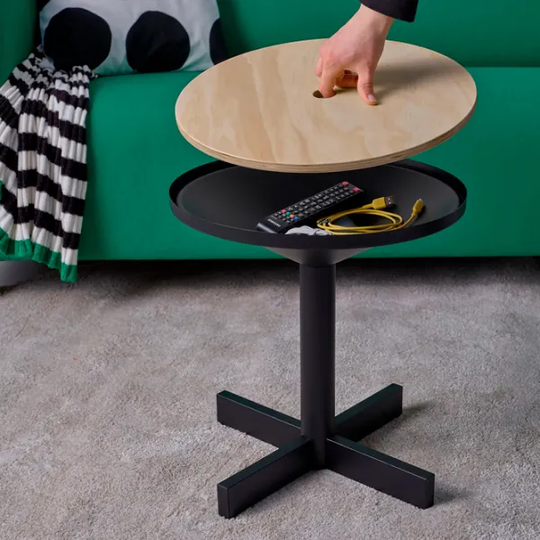 Măsuță de cafea Ikea Grimsarbo 005.890.90 Black photo 10