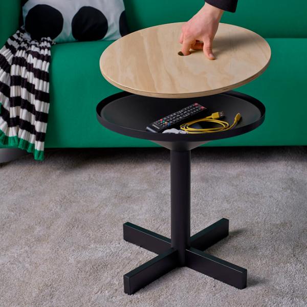 Măsuță de cafea Ikea Grimsarbo 005.890.90 Black photo 10