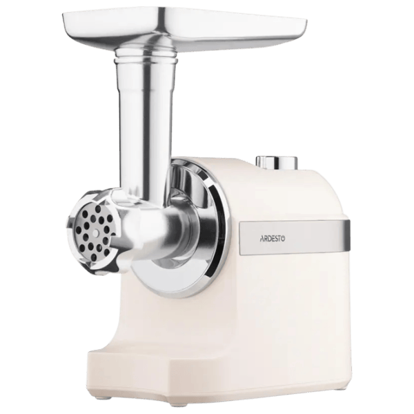 Mașină de tocat carne Ardesto MGK-1800BG 1800 W / 2 kg/min / White photo 1