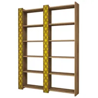 Etajeră Trendy City 2 170 x 124.6 x 24.2 cm / PAL / Walnut