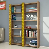 Etajeră Trendy City 2 170 x 124.6 x 24.2 cm / PAL / Walnut photo 2