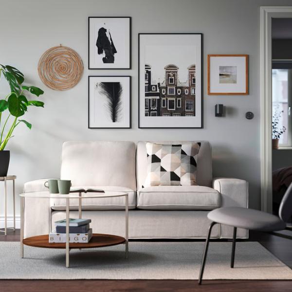 Măsuță de cafea Ikea Vittsjo 306.043.48 Beige Brown photo 5