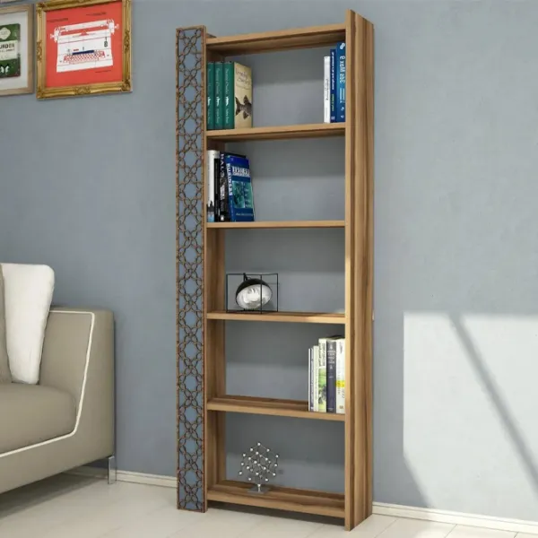 Etajeră Trendy City 170 x 64.6 x 24.2 cm / PAL / Walnut photo 4