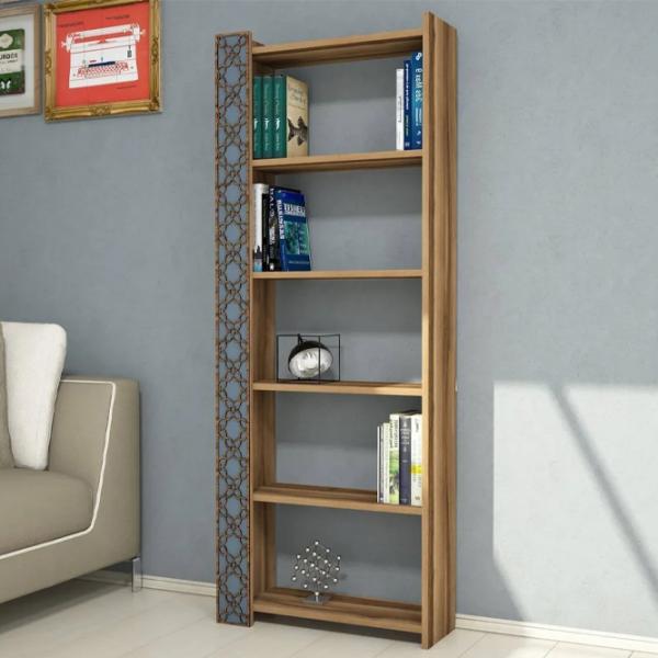 Etajeră Trendy City 170 x 64.6 x 24.2 cm / PAL / Walnut photo 4