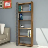 Etajeră Trendy City 170 x 64.6 x 24.2 cm / PAL / Walnut photo 4