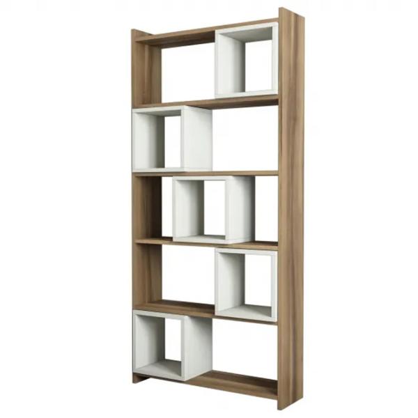 Etajeră Trendy Box 170 x 80 x 22 cm / PAL / Walnut photo 1