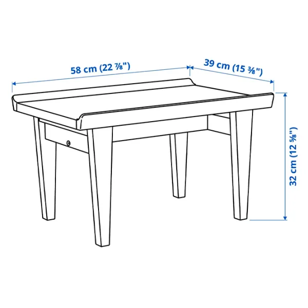 Măsuță de cafea Ikea Guttane 805.877.18 Oak photo 2