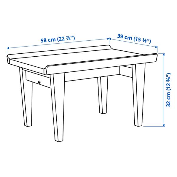 Măsuță de cafea Ikea Guttane 805.877.18 Oak photo 2