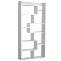 Etajeră Trendy Kuttap 182 x 90 x 22 cm / PAL / White