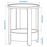 Măsuță de cafea Ikea Borgeby 806.198.80 Birch veneer photo 2