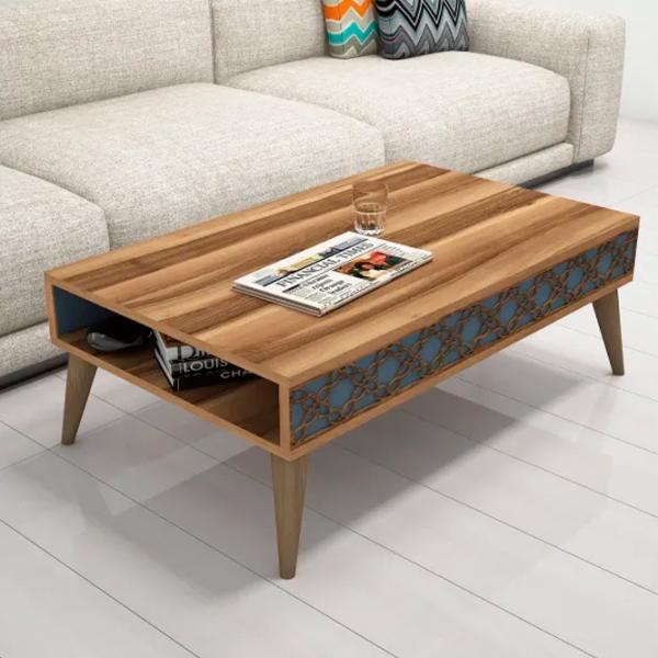 Журнальный столик Trendy Oras GTR000593 Walnut Chalcedony photo 5
