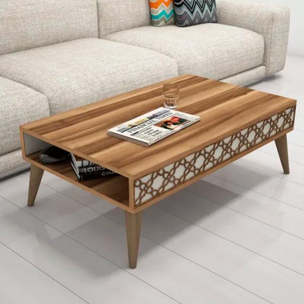 Măsuță de cafea Trendy Oras GTR000594 Walnut Cream photo 4