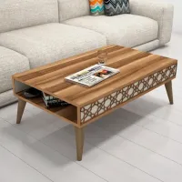 Măsuță de cafea Trendy Oras GTR000594 Walnut Cream photo 4