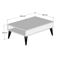 Журнальный столик Trendy Cel mai bun GTR000598 Дуб photo 3