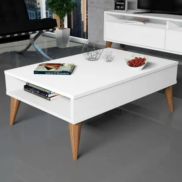 Журнальный столик Trendy Cel mai bun GTR000600 Белый photo 4