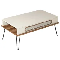 Măsuță de cafea Trendy Ekol GTR000618 Cream