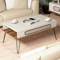 Măsuță de cafea Trendy Ekol GTR000618 Cream photo 4
