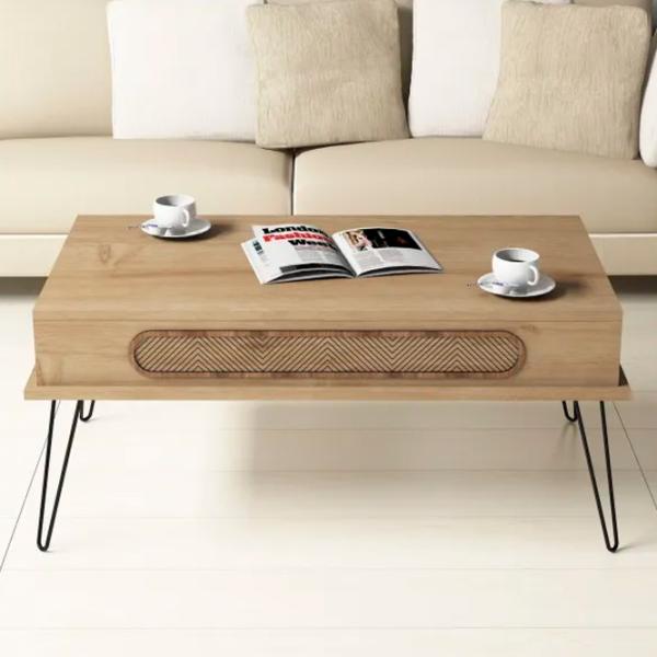 Măsuță de cafea Trendy Ekol GTR000619 Oak photo 4