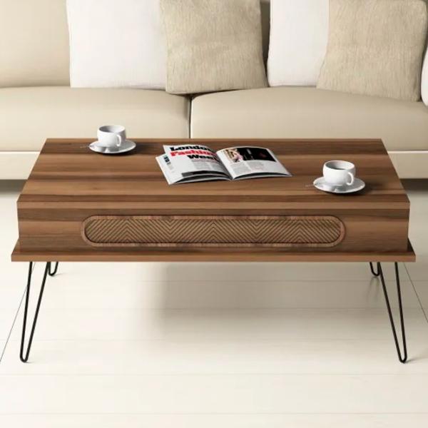 Măsuță de cafea Trendy Ekol GTR000620 Walnut photo 4