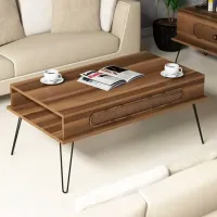 Măsuță de cafea Trendy Ekol GTR000620 Walnut photo 5