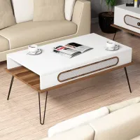 Măsuță de cafea Trendy Ekol GTR000621 White photo 4