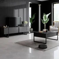 Măsuță de cafea Trendy Lux GTR000550 Anthracite Black photo 5