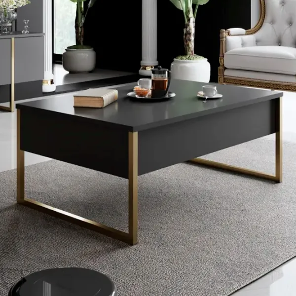 Măsuță de cafea Trendy Lux GTR000551 Anthracite Gold photo 3