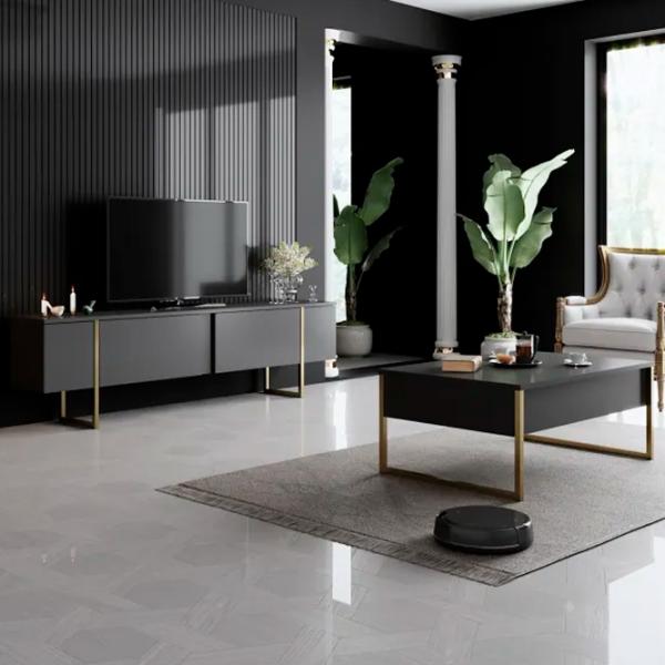 Măsuță de cafea Trendy Lux GTR000551 Anthracite Gold photo 5