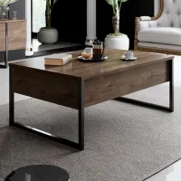 Măsuță de cafea Trendy Lux GTR000552 Walnut Black photo 3