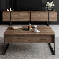 Măsuță de cafea Trendy Lux GTR000552 Walnut Black photo 4