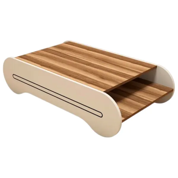Măsuță de cafea Trendy Cool GTR000584 Walnut Cream photo 2