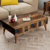Măsuță de cafea Trendy Madrid GTR000615 Walnut Anthracite photo 3