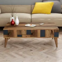 Măsuță de cafea Trendy Madrid GTR000615 Walnut Anthracite photo 4