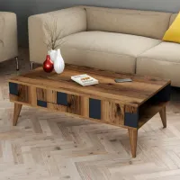 Măsuță de cafea Trendy Madrid GTR000615 Walnut Anthracite photo 5