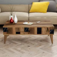 Măsuță de cafea Trendy Madrid GTR000616 Walnut Black photo 4