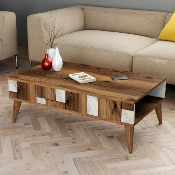 Măsuță de cafea Trendy Madrid GTR000617 White Walnut photo 5