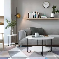 Măsuță de cafea Trendy Corro GTR000580 White photo 4