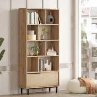 Стеллаж Trendy ON4-SU 175.6 x 83.9 x 29.5см cm / ЛДСП / Oak photo 2
