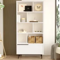 Стеллаж Trendy ON4-S 175.6 x 83.9 x 29.5см cm / ЛДСП / White photo 2