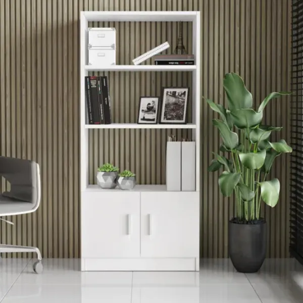 Etajeră Trendy VO4-W 140 x 63.6 x 37.6 cm / PAL / White photo 2