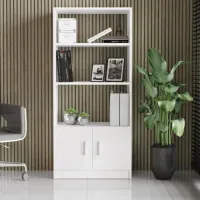 Стеллаж Trendy VO4-W 140 x 63.6 x 37.6см cm / ЛДСП / White photo 2