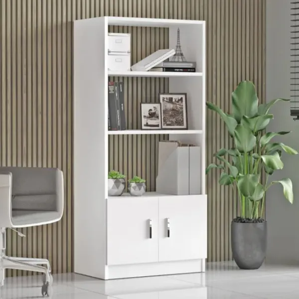 Etajeră Trendy VO4-W 140 x 63.6 x 37.6 cm / PAL / White photo 4