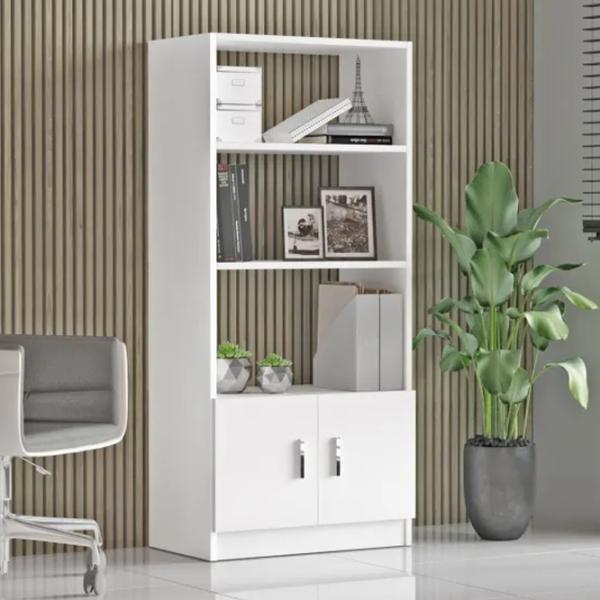 Etajeră Trendy VO4-W 140 x 63.6 x 37.6 cm / PAL / White photo 4