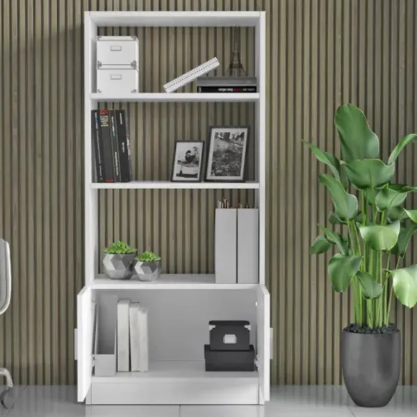 Etajeră Trendy VO4-W 140 x 63.6 x 37.6 cm / PAL / White photo 5