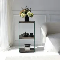 Стеллаж Trendy Aqua 2 80 x 40 x 35см cm / ЛДСП / Anthracite photo 3